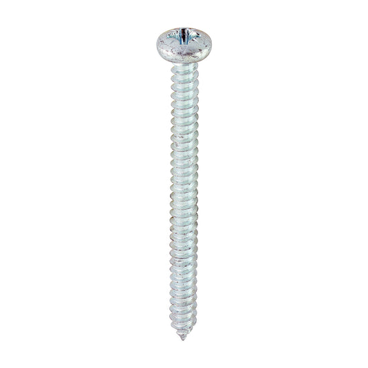 TIMCO Self-Tapping Pan Head Silver Screws - 8 x 2 - Image