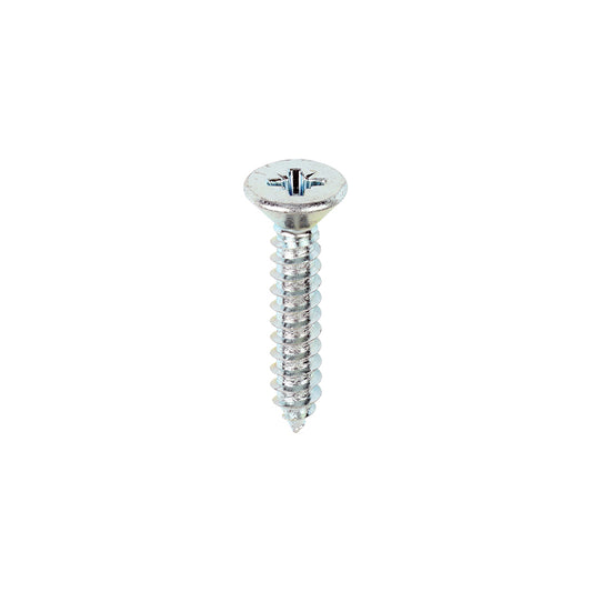 TIMCO Self-Tapping Countersunk Silver Screws - 10 x 1 - Image