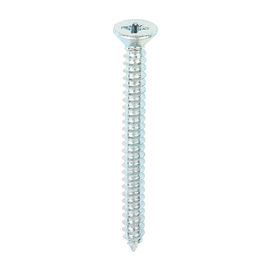 TIMCO Self-Tapping Countersunk Silver Screws - 10 x 2 - Image