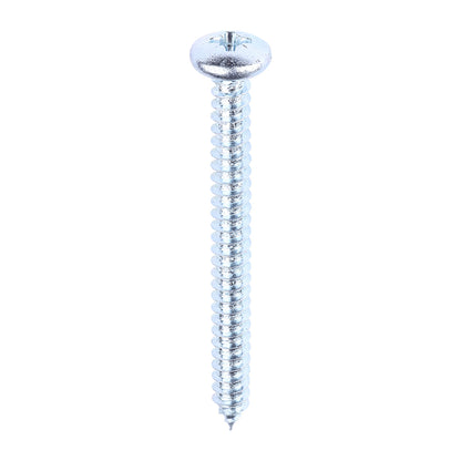 TIMCO Self-Tapping Pan Head Silver Screws - 10 x 2 - Image