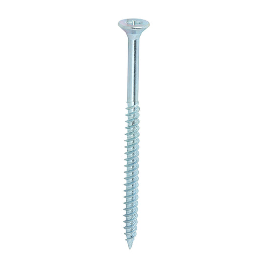 TIMCO Twin-Threaded Countersunk Silver Woodscrews - 10 x 3 - Image