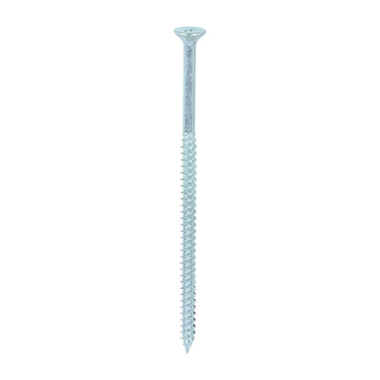 TIMCO Twin-Threaded Countersunk Silver Woodscrews - 10 x 4 - Image