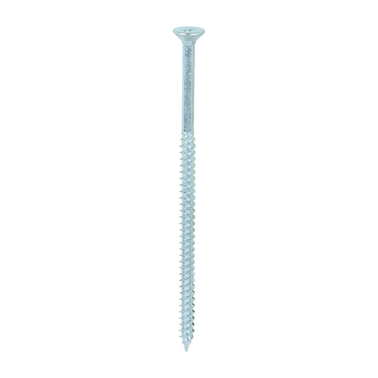 TIMCO Twin-Threaded Countersunk Silver Woodscrews - 10 x 4 - Image