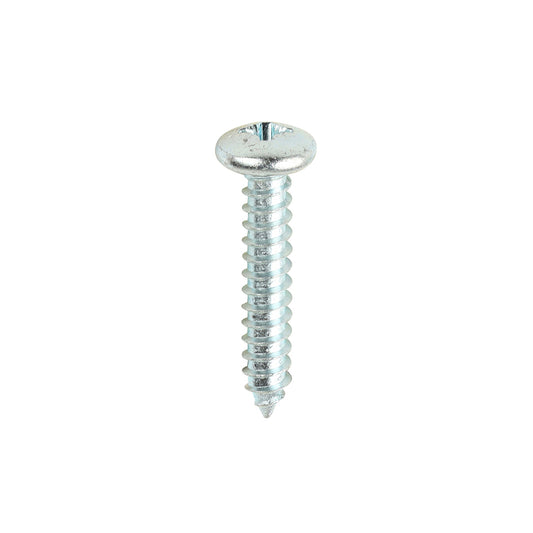 TIMCO Self-Tapping Pan Head Silver Screws - 12 x 1 - Image