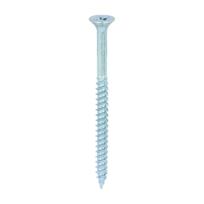 TIMCO Twin-Threaded Countersunk Silver Woodscrews - 12 x 3 - Image