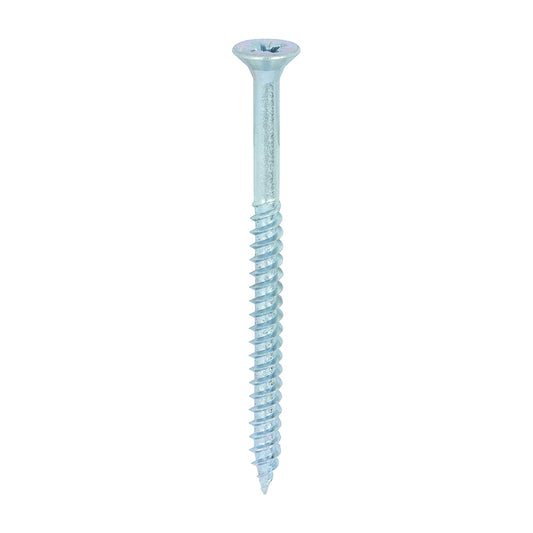 TIMCO Twin-Threaded Countersunk Silver Woodscrews - 12 x 3 - Image