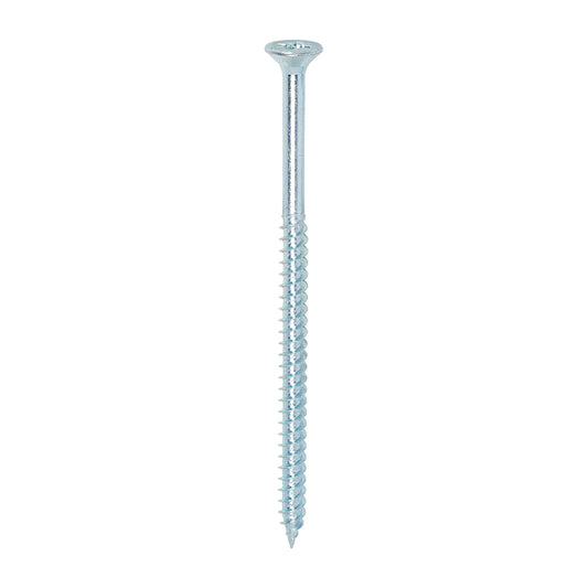 TIMCO Twin-Threaded Countersunk Silver Woodscrews - 12 x 4 - Image
