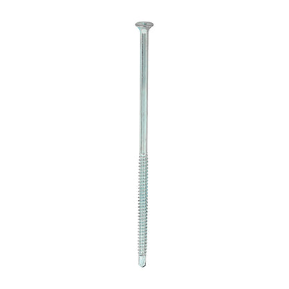 TIMCO Drywall Self-Drilling Bugle Head Silver Screws - 4.8 x 125 - Image