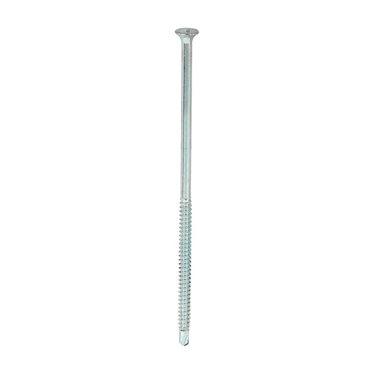TIMCO Drywall Self-Drilling Bugle Head Silver Screws - 4.8 x 125 - Image