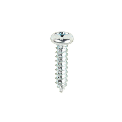 TIMCO Self-Tapping Pan Head Silver Screws - 4 x 1/2 - Image