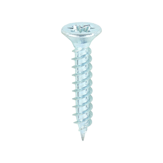 TIMCO Twin-Threaded Countersunk Silver Woodscrews - 5 x 3/4 - Image