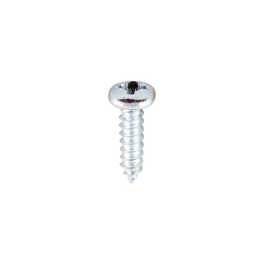 TIMCO Self-Tapping Pan Head Silver Screws - 6 x 1/2 - Image
