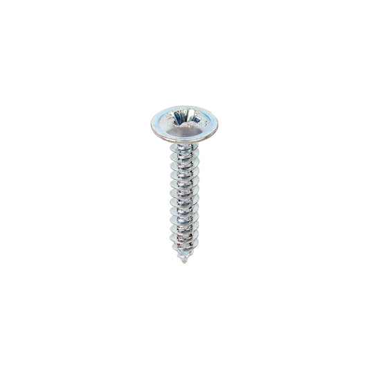 TIMCO Self-Tapping Flange Head Silver Screws - 6 x 3/4 - Image