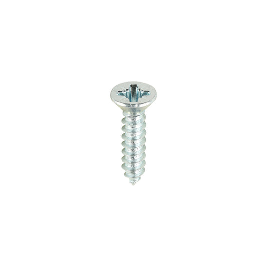 TIMCO Self-Tapping Countersunk Silver Screws - 6 x 5/8 - Image