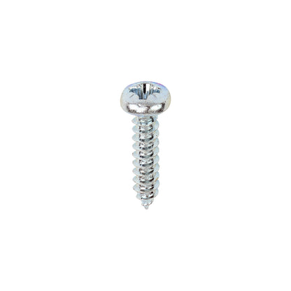 TIMCO Self-Tapping Pan Head Silver Screws - 6 x 5/8 - Image