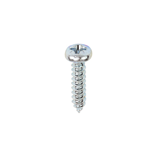 TIMCO Self-Tapping Pan Head Silver Screws - 6 x 5/8 - Image
