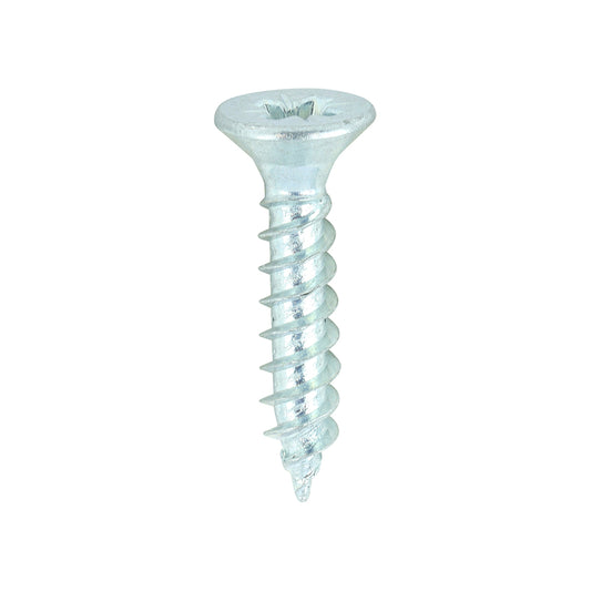 TIMCO Twin-Threaded Countersunk Silver Woodscrews - 7 x 3/4 - Image