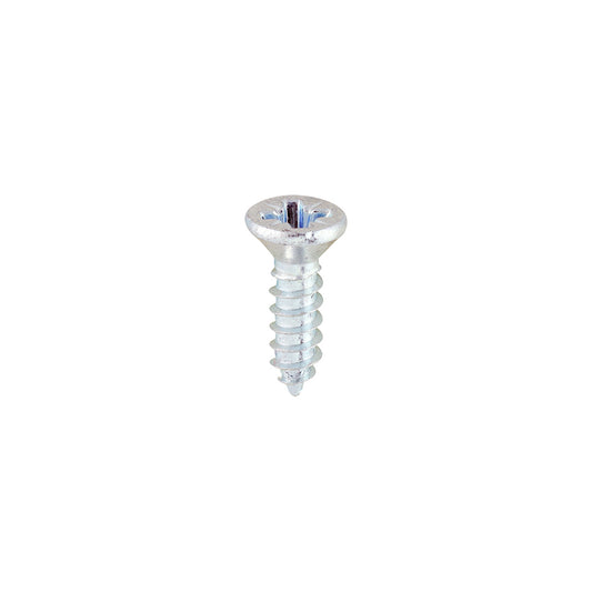 TIMCO Self-Tapping Countersunk Silver Screws - 8 x 1/2 - Image