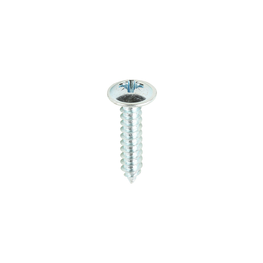 TIMCO Self-Tapping Flange Head Silver Screws - 8 x 3/4 - Image