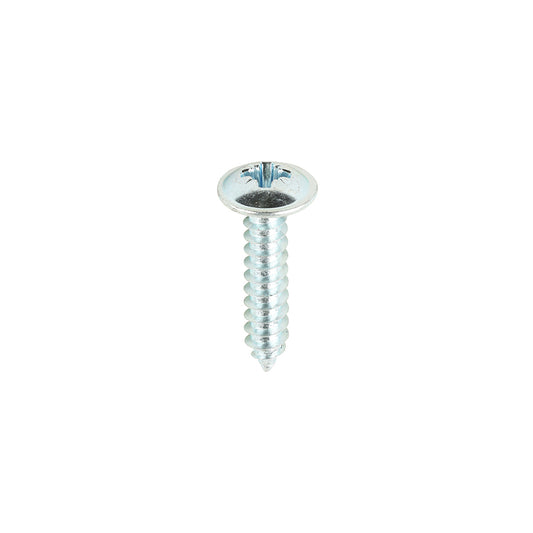 TIMCO Self-Tapping Flange Head Silver Screws - 8 x 3/4 - Image
