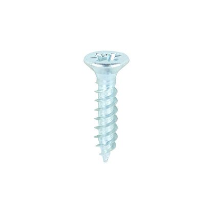 TIMCO Twin-Threaded Countersunk Silver Woodscrews - 8 x 3/4 - Image