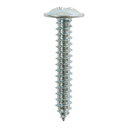 TIMCO Self-Tapping Flange Head Silver Screws - 8 x 3/8 - Image