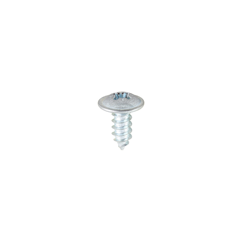 TIMCO Self-Tapping Flange Head Silver Screws - 8 x 3/8 - Image