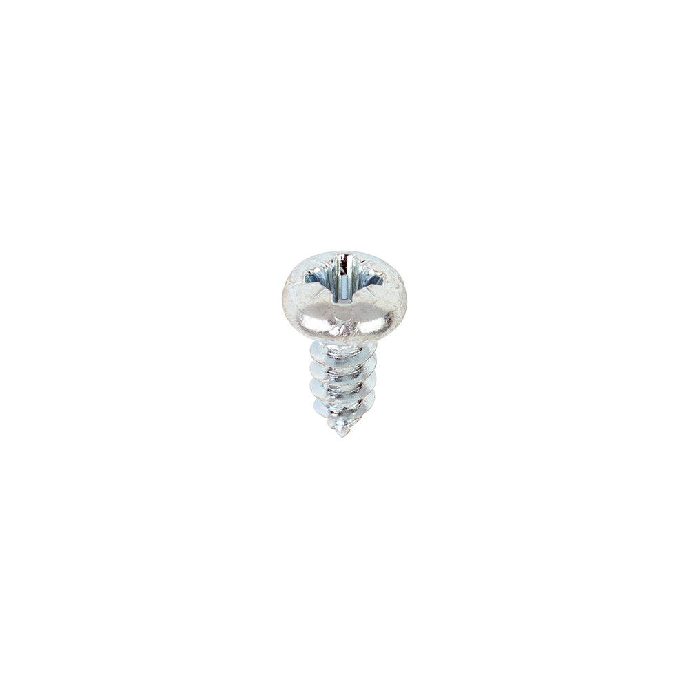 TIMCO Self-Tapping Pan Head Silver Screws - 8 x 3/8 - Image