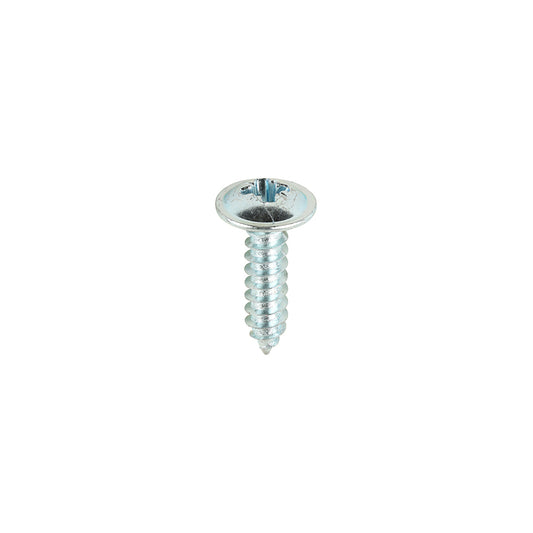 TIMCO Self-Tapping Flange Head Silver Screws - 8 x 5/8 - Image