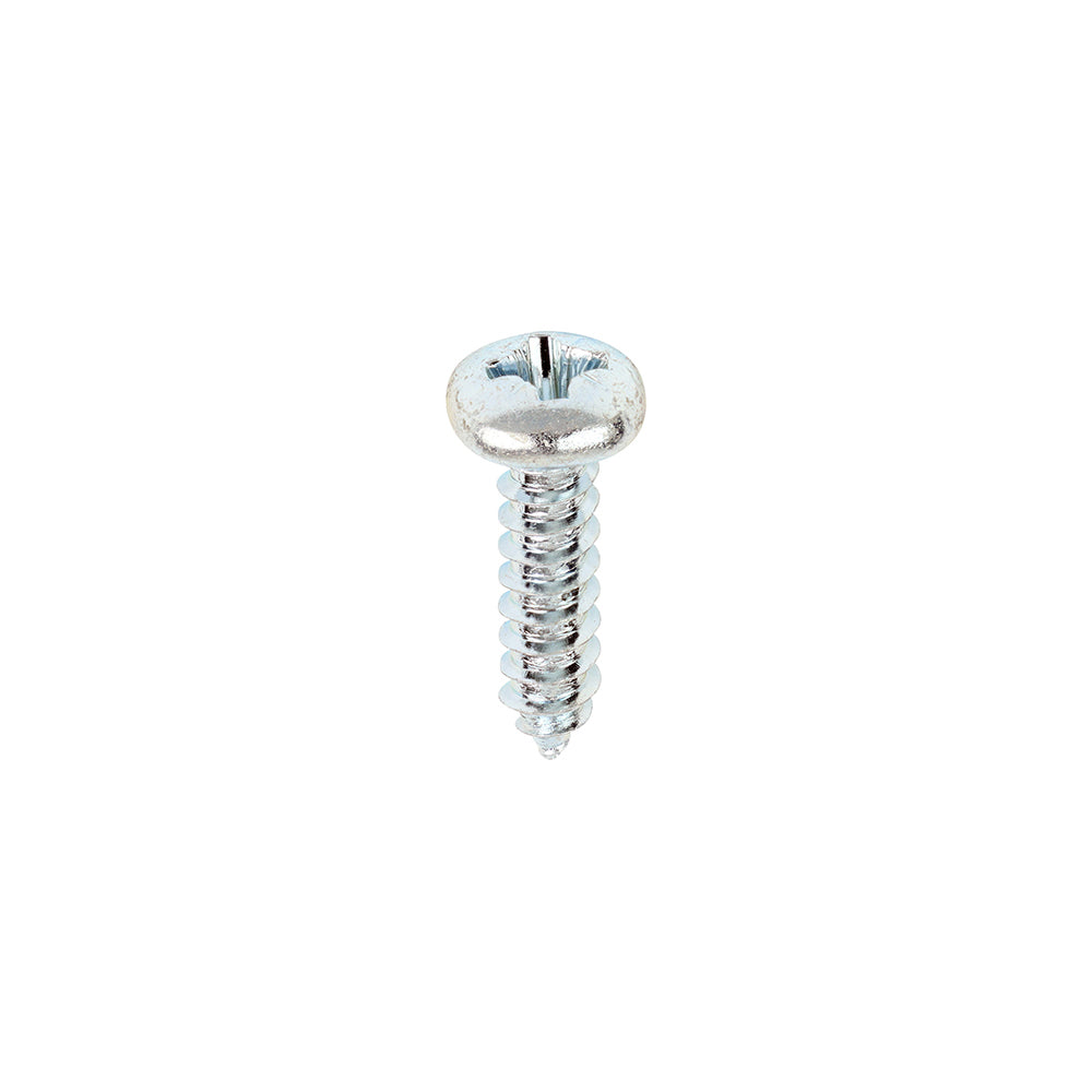 TIMCO Self-Tapping Pan Head Silver Screws - 8 x 5/8 - Image