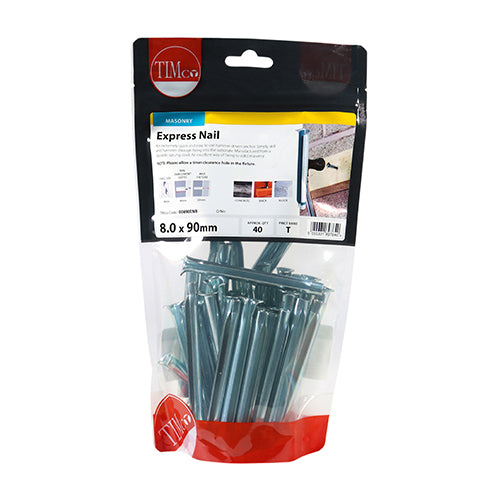 TIMCO Express Nails Silver - 8.0 x 90 - Image