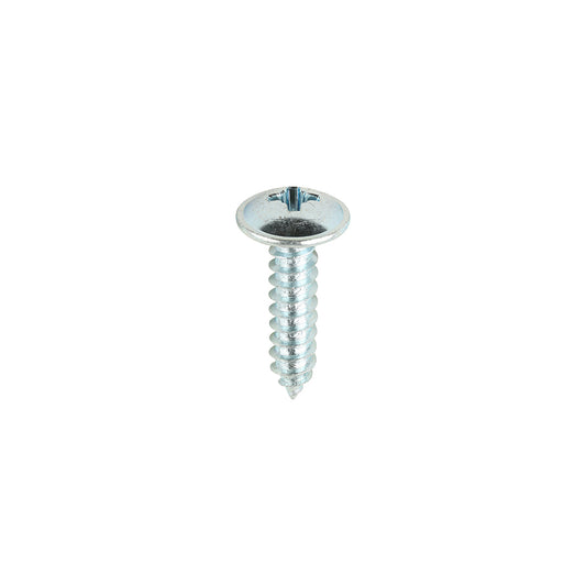 TIMCO Self-Tapping Flange Head Silver Screws - 10 x 3/4 - Image