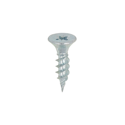 TIMCO Twin-Threaded Countersunk Silver Woodscrews - 10 x 3/4 - Image