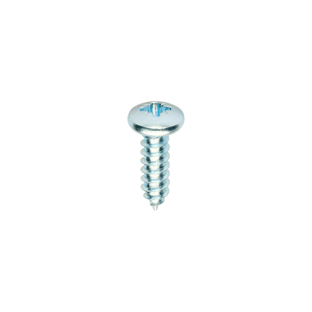 TIMCO Self-Tapping Pan Head Silver Screws - 10 x 5/8 - Image