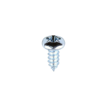 TIMCO Self-Tapping Pan Head Silver Screws - 12 x 1/2 - Image