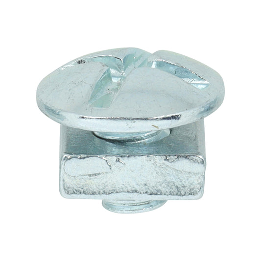 TIMCO Roofing Bolts & Square Nuts Silver - M6 x 8 - Image
