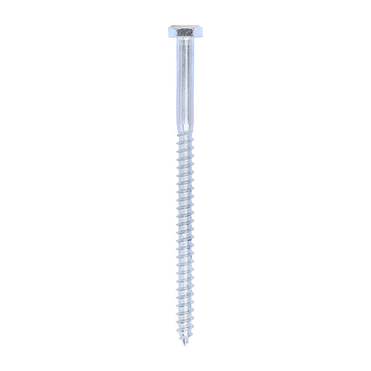 TIMCO Coach Screws Hex Head Silver  - 6.0 x 100 - Image