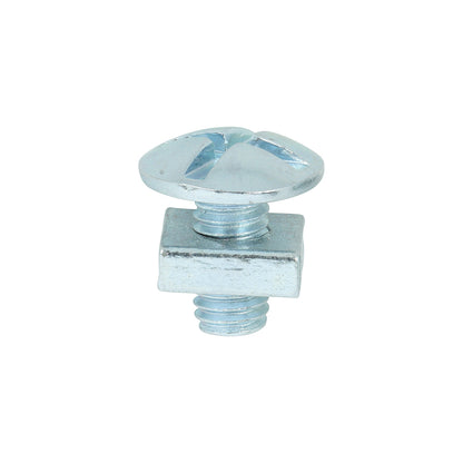 TIMCO Roofing Bolts & Square Nuts Silver - M6 x 12 - Image