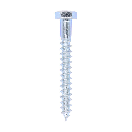 TIMCO Coach Screws Hex Head Silver  - 6.0 x 50 - Image