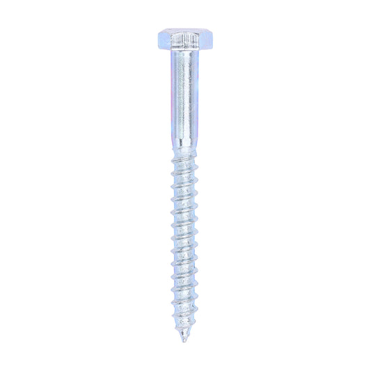 TIMCO Coach Screws Hex Head Silver  - 6.0 x 60 - Image