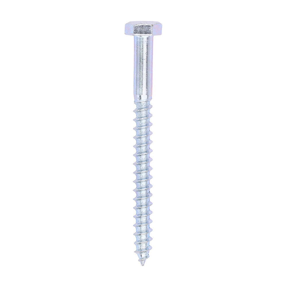 TIMCO Coach Screws Hex Head Silver  - 6.0 x 70 - Image