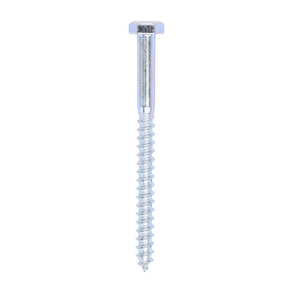 TIMCO Coach Screws Hex Head Silver  - 6.0 x 75 - Image