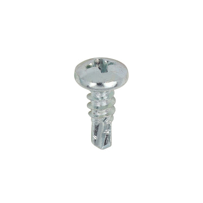 TIMCO Self-Drilling Metal Framing Pan Head Silver Screws - 7 x 7/16 - Image