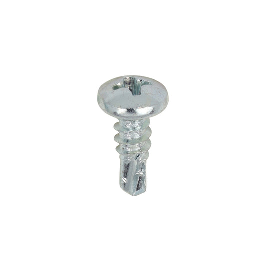 TIMCO Self-Drilling Metal Framing Pan Head Silver Screws - 7 x 7/16 - Image