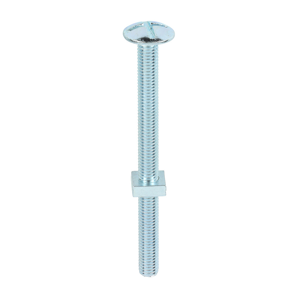 TIMCO Roofing Bolts & Square Nuts Silver - M8 x 100 - Image