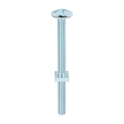 TIMCO Roofing Bolts & Square Nuts Silver - M8 x 100 - Image