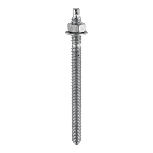 TIMCO Chemical Anchor Studs Hot Dipped Galvanised - M8 x 110 - Image