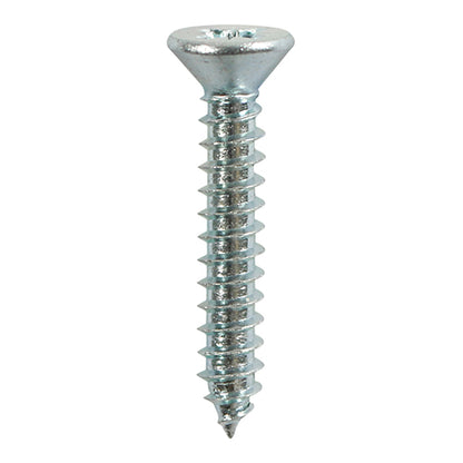 TIMCO Self-Tapping Countersunk Silver Screws - 8 x 1 1/2 - Image