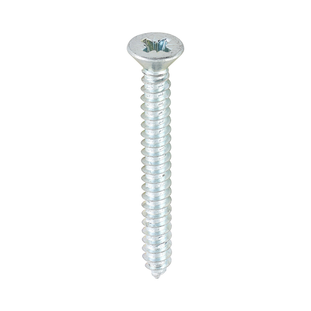 TIMCO Self-Tapping Countersunk Silver Screws - 8 x 1 1/2 - Image