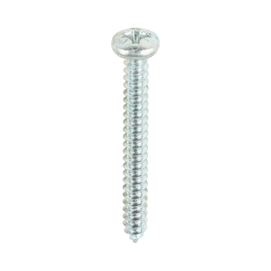 TIMCO Self-Tapping Pan Head Silver Screws - 8 x 1 1/2 - Image